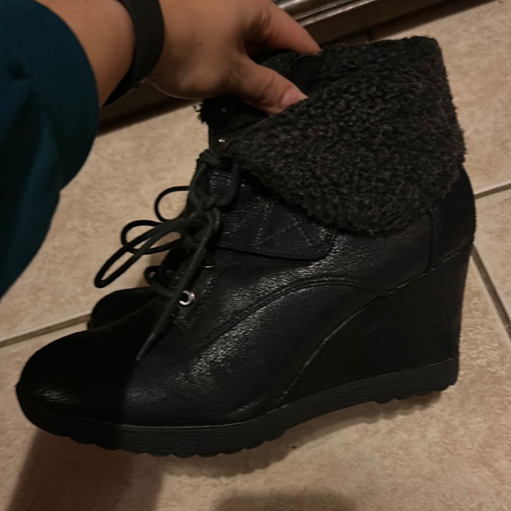 Fuzzy boots